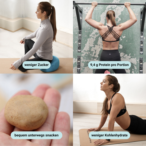 Salted Caramel NomNoms (Protein-Bites) – bio, vegan mit Bio-Erythrit und Bio Erbsenprotein