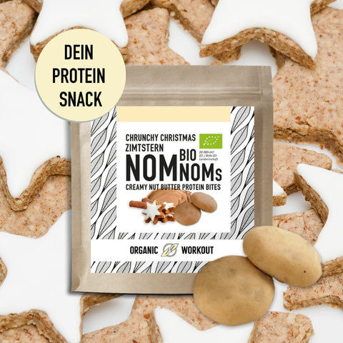 Zimtstern NomNoms (Protein-Bites) – vegan mit Extra Protein