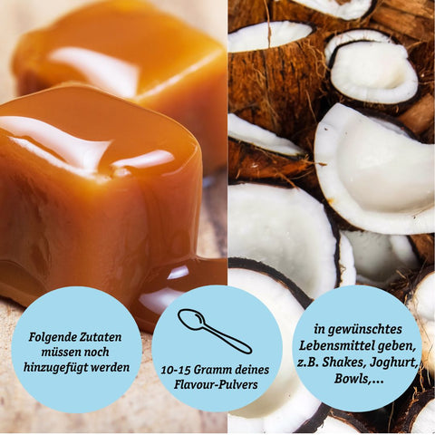 Bio Coconut-Caramel Flavour Powder