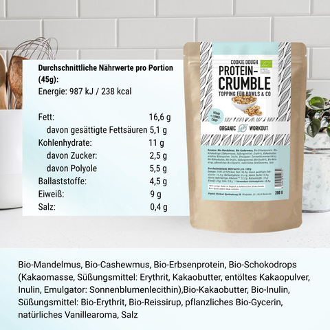 Poudre de protéines de vanille biologique à partir de concentré de protéines de lactosérum