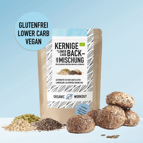 Mélange de cuisson biologique à faible teneur en glucides - sans gluten et sans œuf