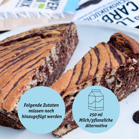 Mélange de gâteau à la vanille biologique à faible teneur en glucides pour gâteaux, muffins et crêpes