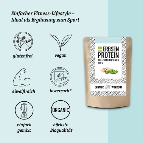 Protéine de pois bio vegan - neutre