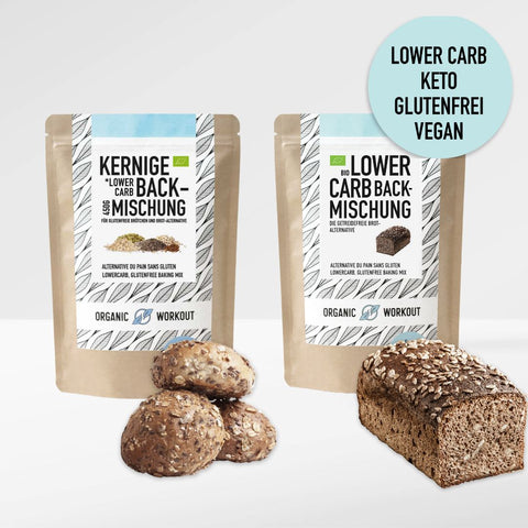 Mélange de cuisson biologique à faible teneur en glucides - sans gluten et sans œuf