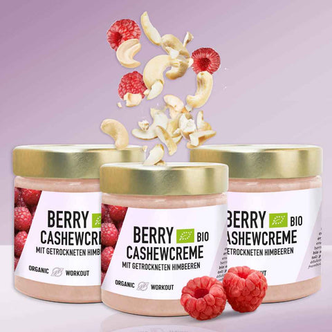 Crème framboise noix de cajou bio en édition limitée