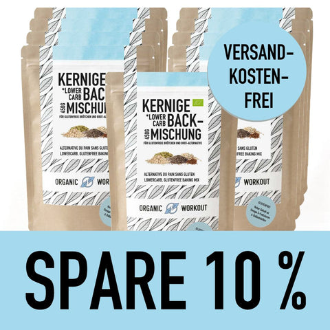 Mélange de cuisson biologique à faible teneur en glucides - sans gluten et sans œuf