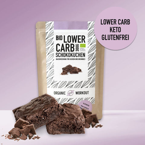 Mélange à gâteau au chocolat biologique à faible teneur en glucides pour gâteaux, brownies et autres