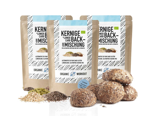 Mélange de cuisson biologique à faible teneur en glucides - sans gluten et sans œuf