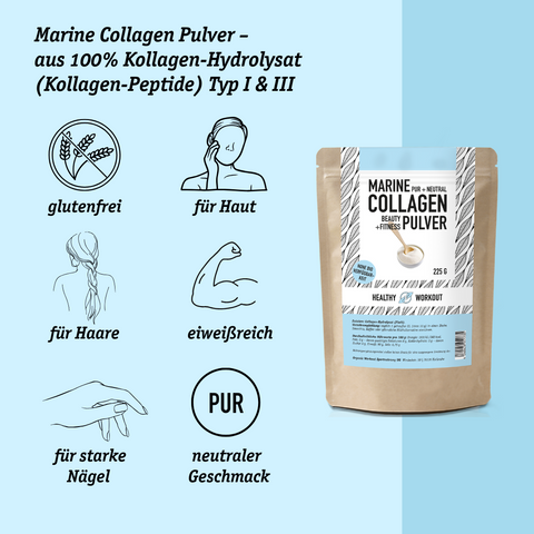 Marine Collagen Pulver - neutral und pur