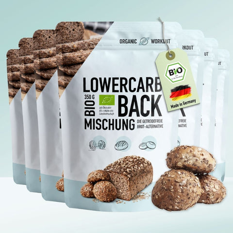 Mélange de cuisson biologique à faible teneur en glucides - sans gluten et sans œuf