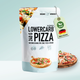 Mélange de cuisson pour pizza à faible teneur en glucides pour deux bases de pizza végétaliennes sans gluten