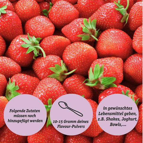 Bio Strawberry-Mix Flavour Powder
