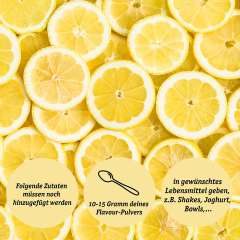 Bio Lemon Cheesecake Flavour Powder