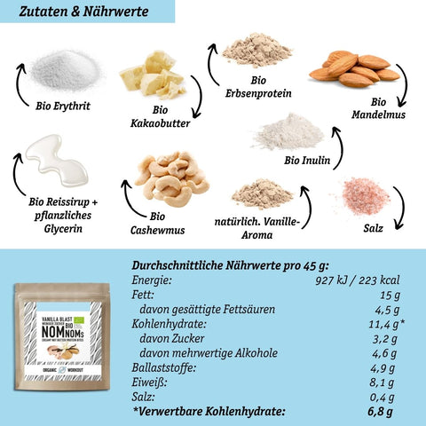 Crème de noix de cajou bio végétalienne crémeuse avec un fin arôme de vanille