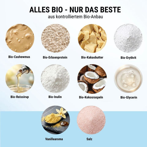 3er Big Pack Creamy Coconut NomNoms (Protein-Bites) – bio, vegan mit Bio-Erythrit und Bio Erbsenprotein