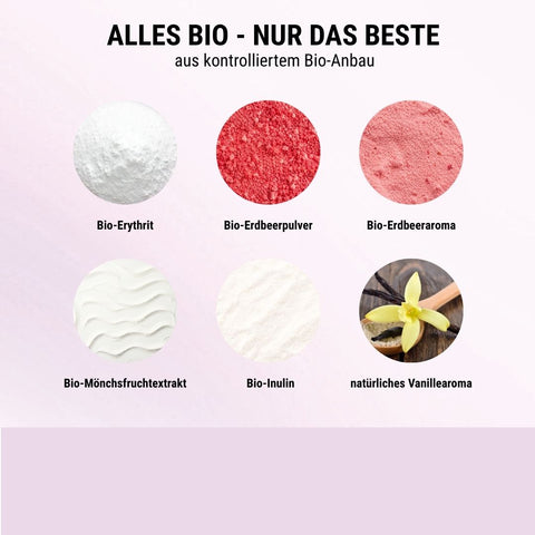 Bio Erdbeer Bowl Flavour Powder - 125 g