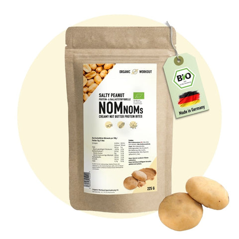 Salty Peanut NomNoms (Protein-Bites) – bio, vegan mit extra Protein