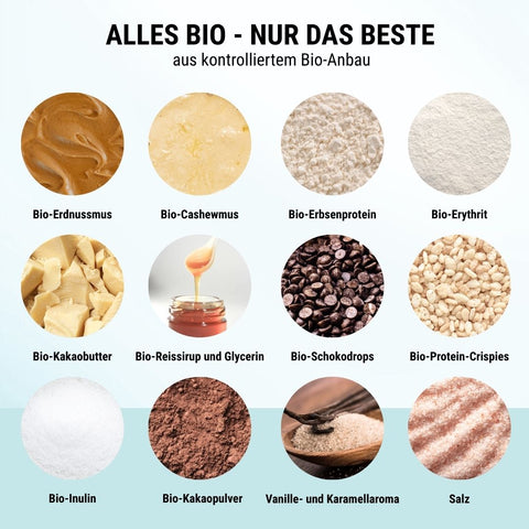 3er Big Pack Crunchy Peanut Chocolate NomNoms (Protein-Bites) – bio, vegan mit Extra Protein
