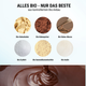 Gouttes de chocolat bio - à faible teneur en glucides* et végétalien, édulcorées à l'érythritol