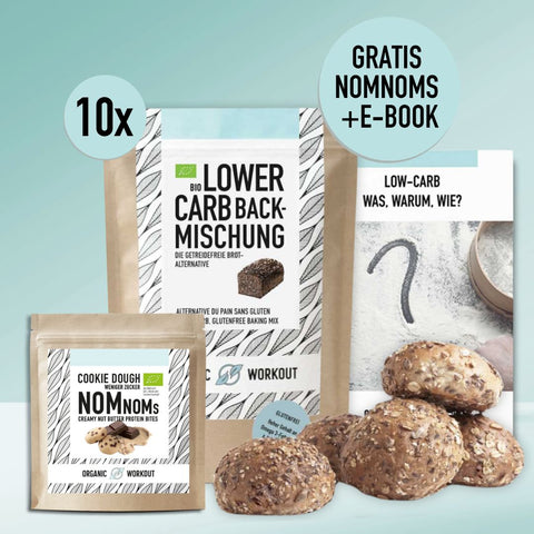 Mélange de cuisson biologique à faible teneur en glucides - sans gluten et sans œuf