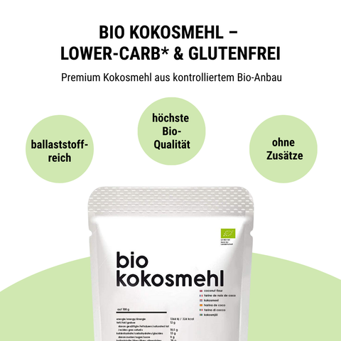 Farine de noix de coco premium bio 1000g
