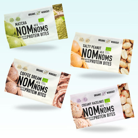 Neue NomNoms Protein-Bites - 4x neue Sorten testen