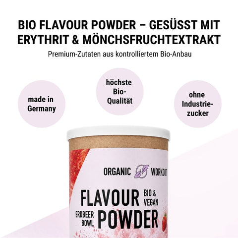 Bio Erdbeer Bowl Flavour Powder - 125 g
