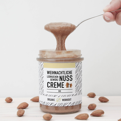 Crème de noix de Noël bio aux épices pain d'épices (édition spéciale limitée)
