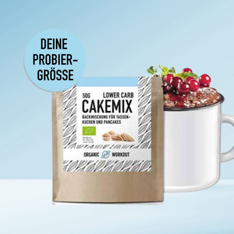 50 g de mélange à mug cake biologique à faible teneur en glucides pour mug cakes