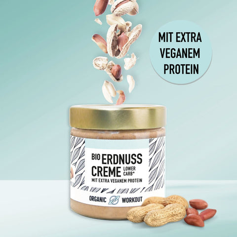 SOLDE Crème de cacahuète bio aux protéines vegan