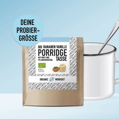 Coupe de Porridge Protéiné Bio banane-vanille