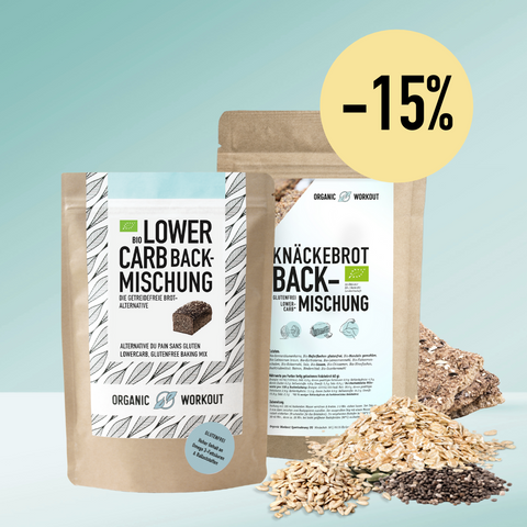 Mélange de cuisson biologique à faible teneur en glucides - sans gluten et sans œuf