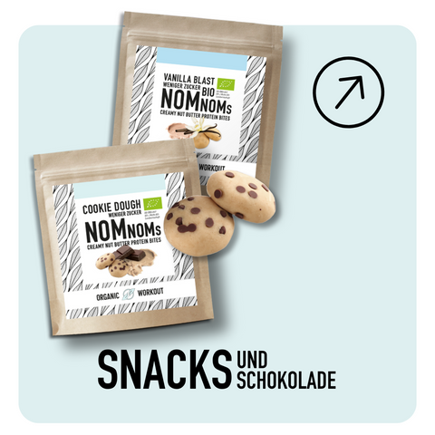 Snacks und Schokolade